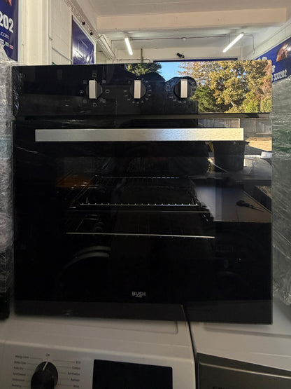 Bush BIBFOBAX 56L Built-In Electric Single Oven – Unused Grade A – Black