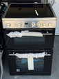 Hisense HDE3211BXUK 60cm Double Oven Electric Ceramic Cooker - Unused Grade A - Stainless Steel