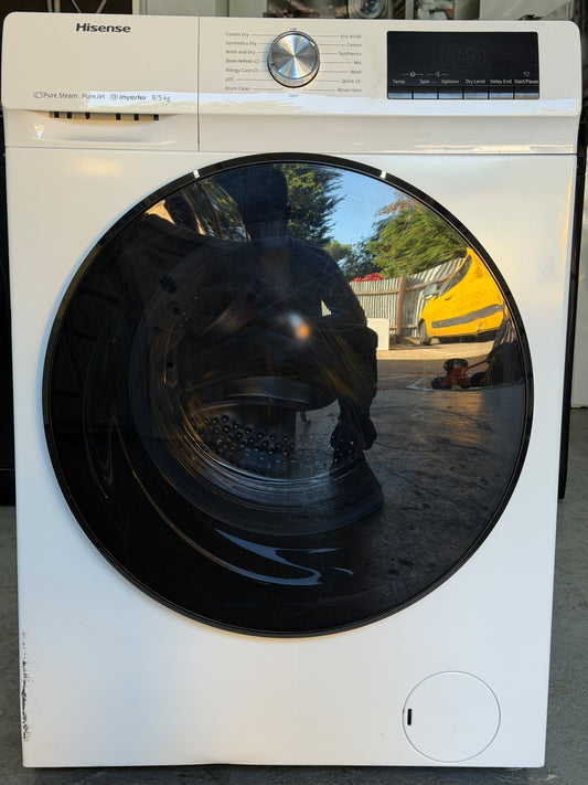 Hisense WDQA8014EVJM 8kg/5kg Washer Dryer – Unused Grade A – White