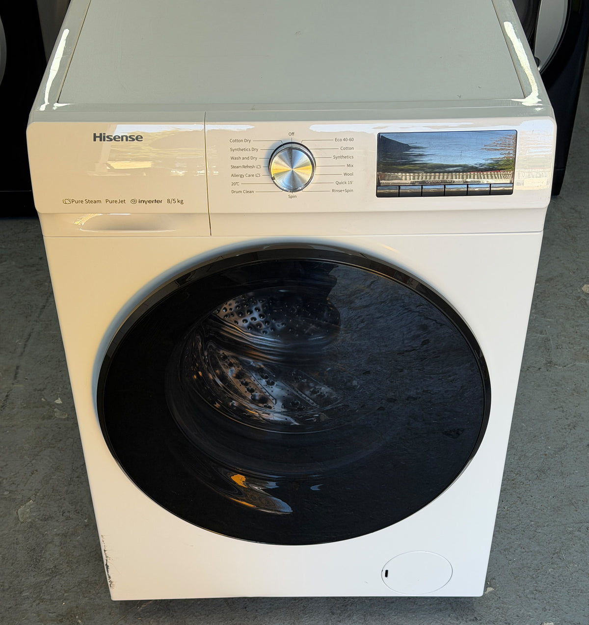 Hisense WDQA8014EVJM 8kg/5kg Washer Dryer – Unused Grade A – White