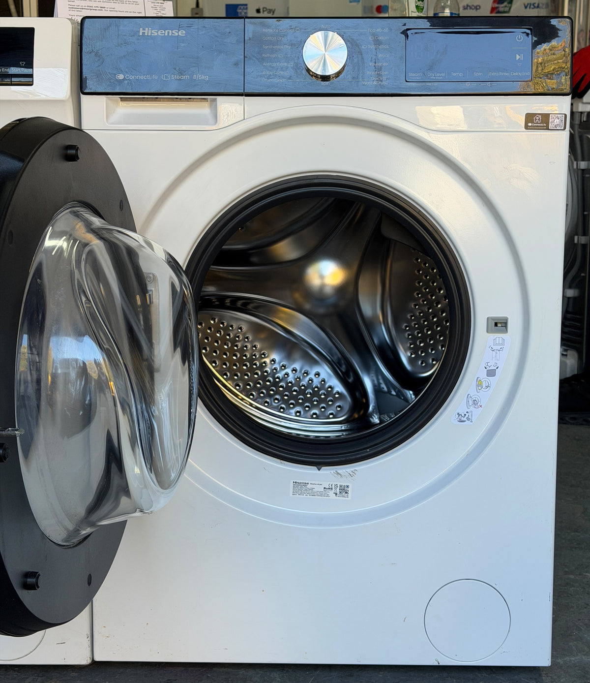 Hisense WD3S8043BW3 8kg/5kg Washer Dryer – Unused Grade A – White