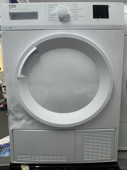 Beko DTKCE80021W 8kg Condenser Tumble Dryer – White – Unused Grade B