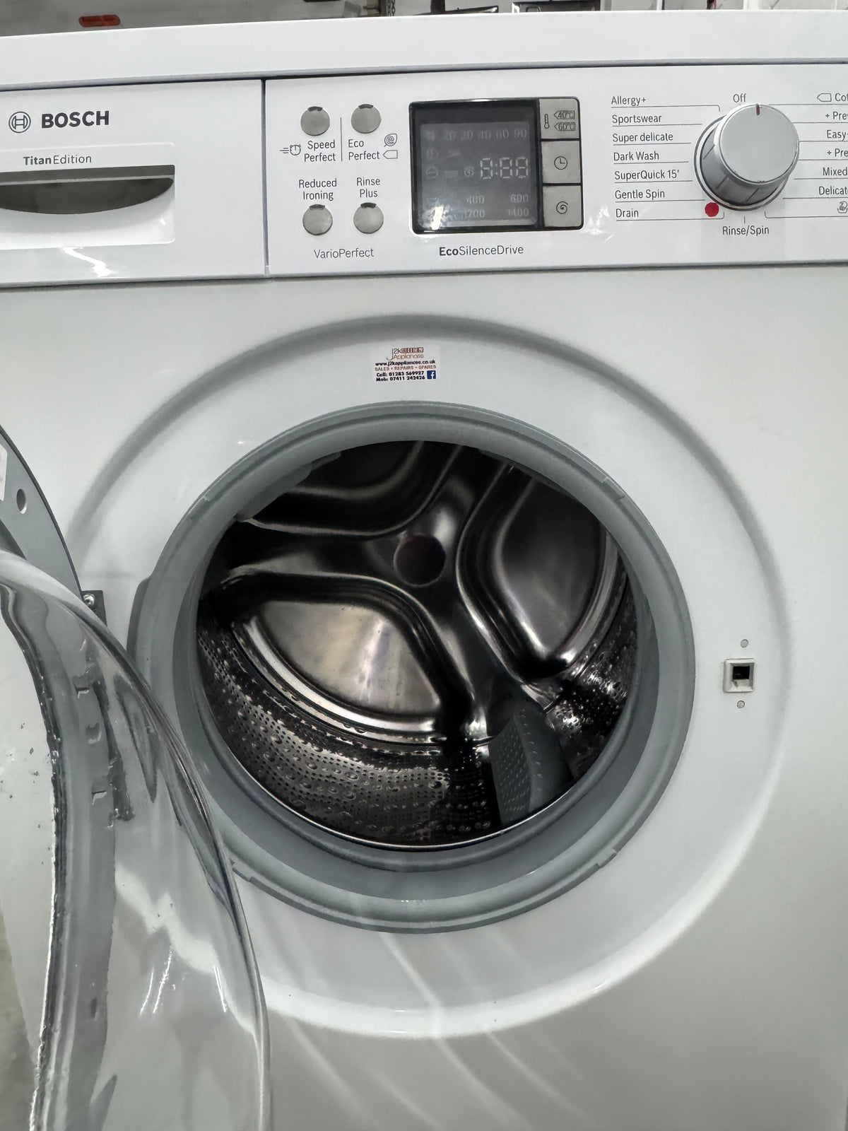 Refurbished Bosch WAQ28470GB 8kg 1400RPM Washing Machine – White