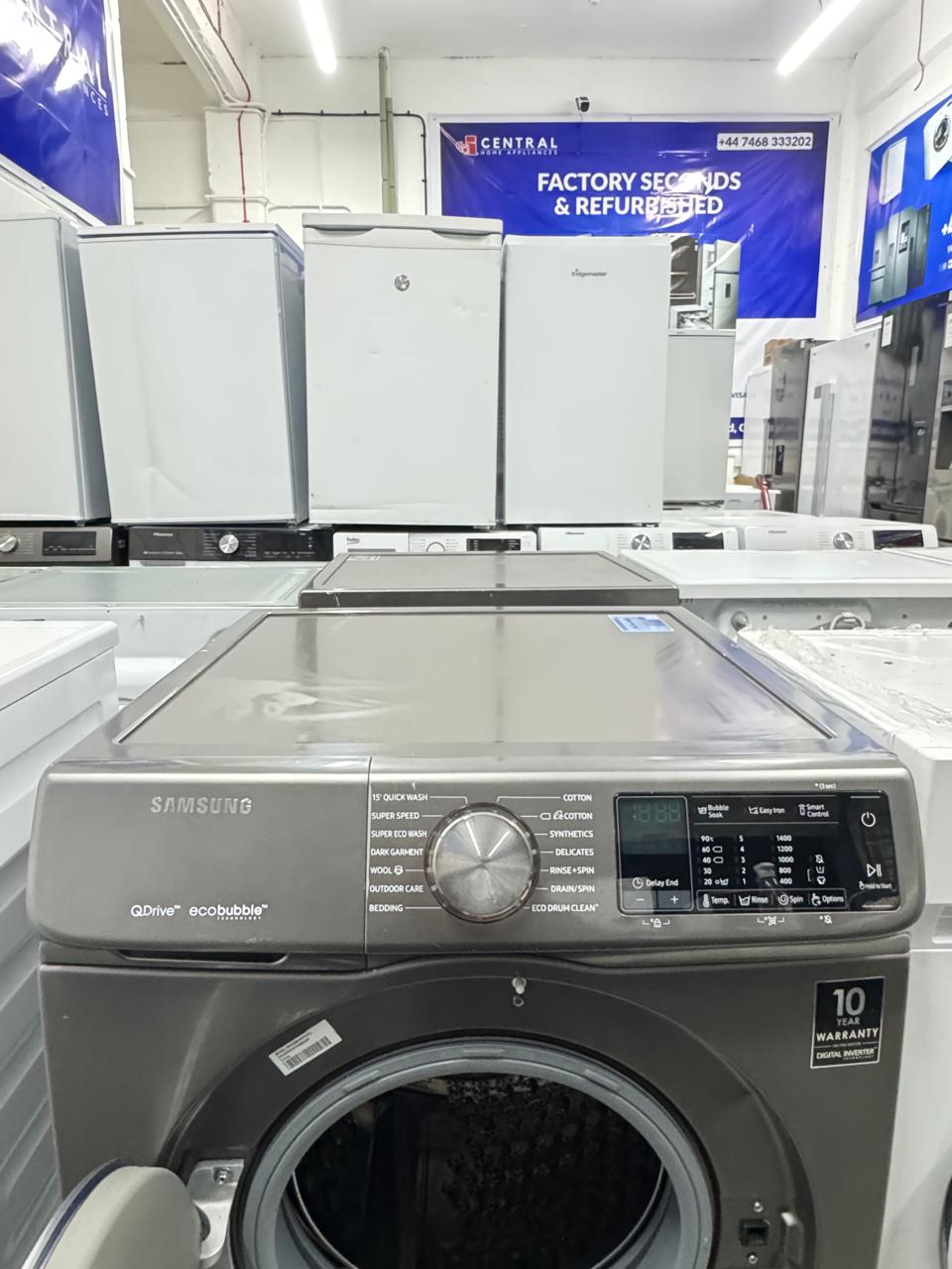 Refurbished Samsung WW80M645OPX/EU 8kg 1400RPM QuickDrive AddWash Washing Machine – Graphite