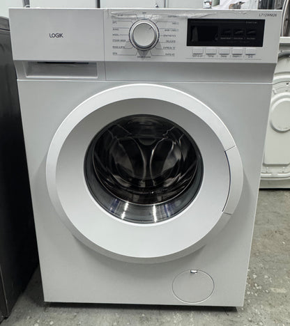 Logik L712WM26 7kg 1200RPM Washing Machine – Unused Grade A – White