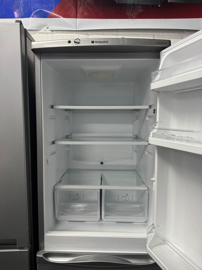 Refurbished Hotpoint HBNF5517SUK 223L 50/50 Frost Free Fridge Freezer – Silver