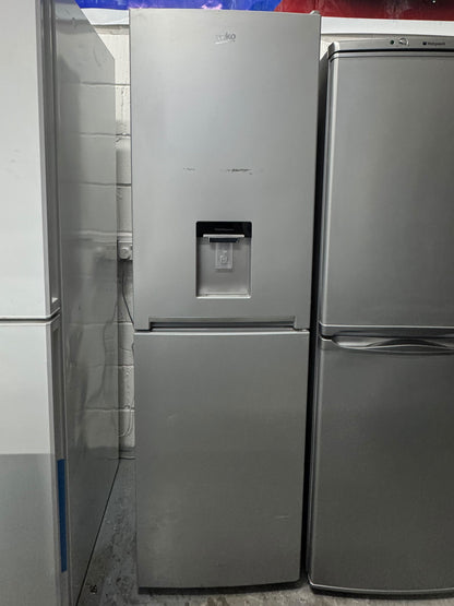 Refurbished Beko CRFG1582DS 261L 50/50 Frost Free Fridge Freezer – Silver