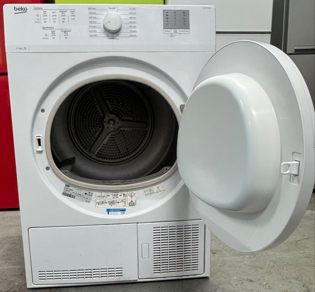 Refurbished Beko DTGCT7000W 7kg Condenser Tumble Dryer – White