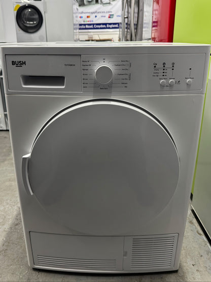 Refurbished Bush TD7CNBCW 7kg Condenser Tumble Dryer – White