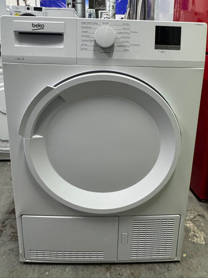 Refurbished Beko DTLCE80051W 8kg Condenser Tumble Dryer – White