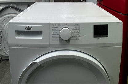 Refurbished Beko DTLCE80051W 8kg Condenser Tumble Dryer – White