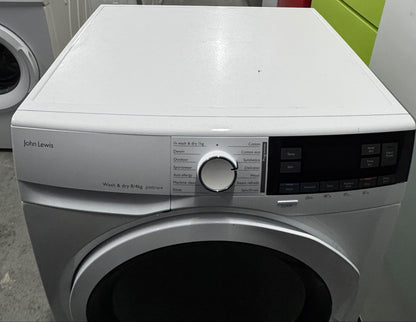 Refurbished John Lewis JLWD1614 8kg/4kg Washer Dryer – White