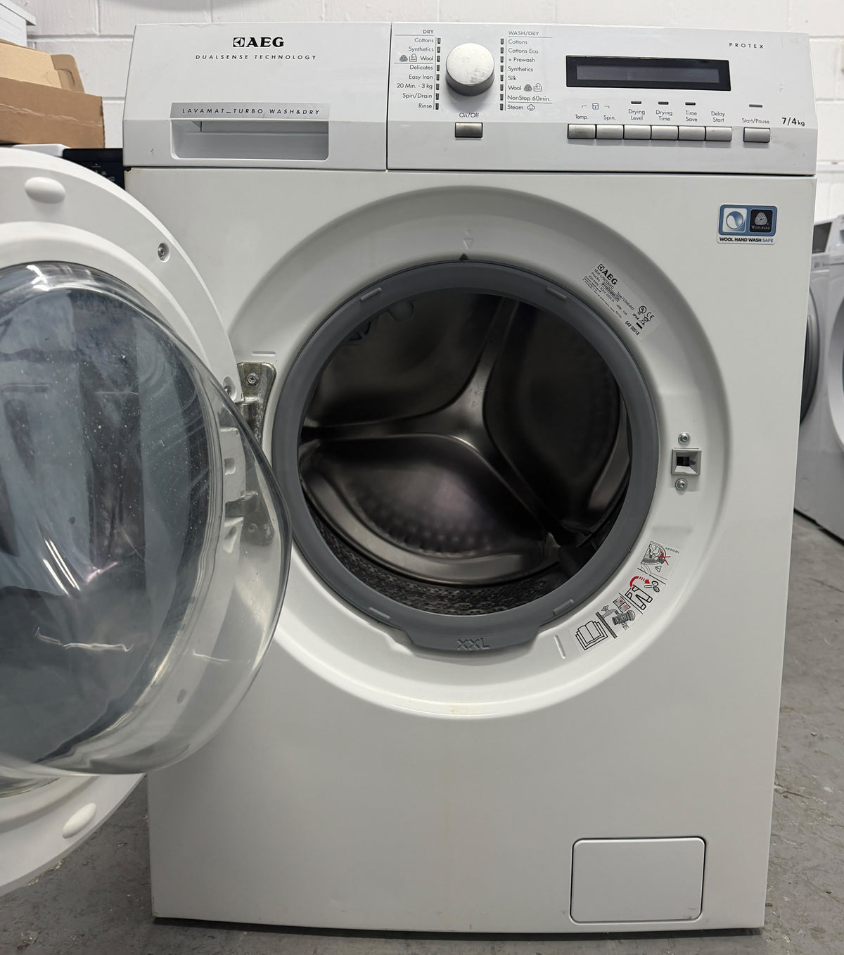 Refurbished AEG L75670NWD 7kg/4kg 1600RPM Washer Dryer – White