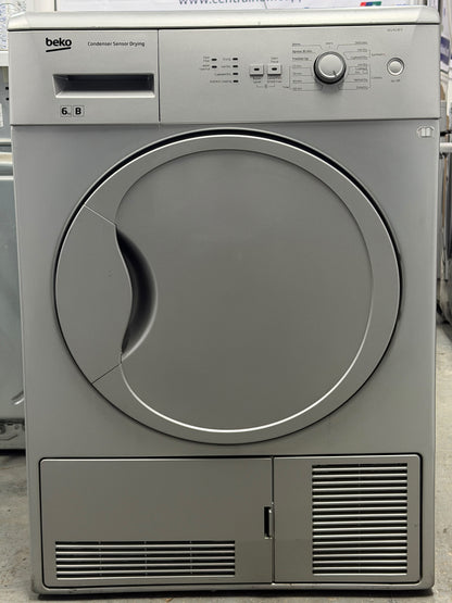 Refurbished Beko DCU6130S 6kg Condenser Tumble Dryer – Silver