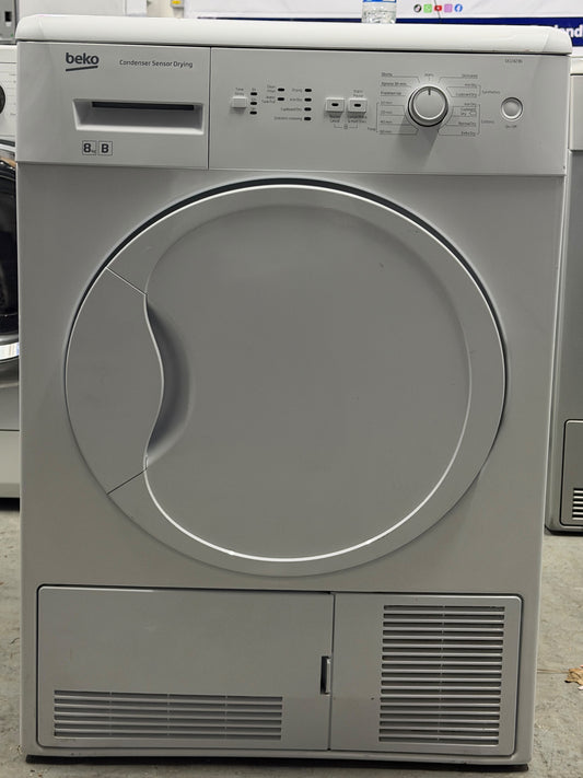 Refurbished Beko DCU8230 8kg Condenser Tumble Dryer – White