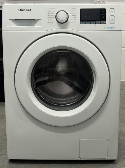 Refurbished Samsung WW80J5556MW 8kg 1400RPM Ecobubble Washing Machine – White