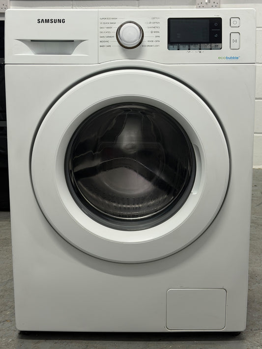 Refurbished Samsung WW80J5556MW 8kg 1400RPM Ecobubble Washing Machine – White
