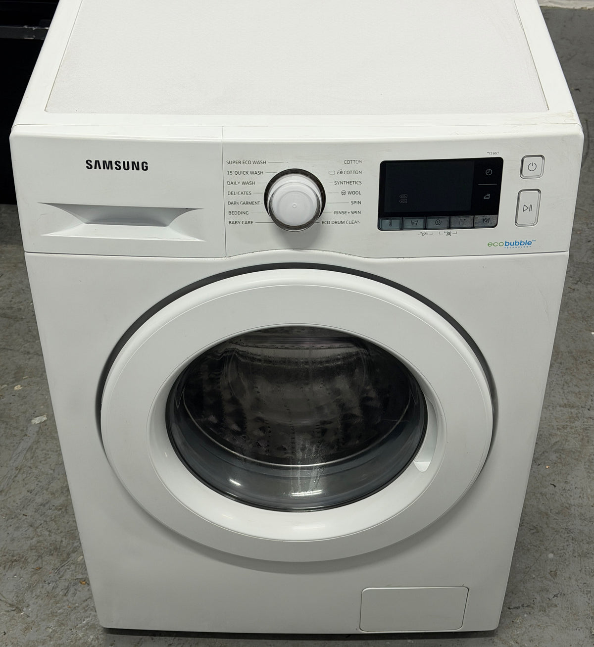 Refurbished Samsung WW80J5556MW 8kg 1400RPM Ecobubble Washing Machine – White