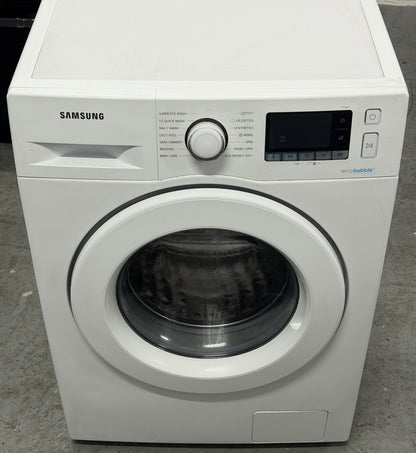 Refurbished Samsung WW80J5556MW 8kg 1400RPM Ecobubble Washing Machine – White