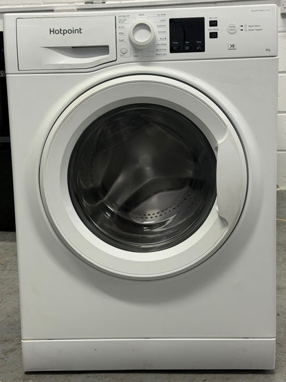 Refurbished Hotpoint NSWM965CWUK 9kg 1600RPM Anti-Stain Washing Machine – White