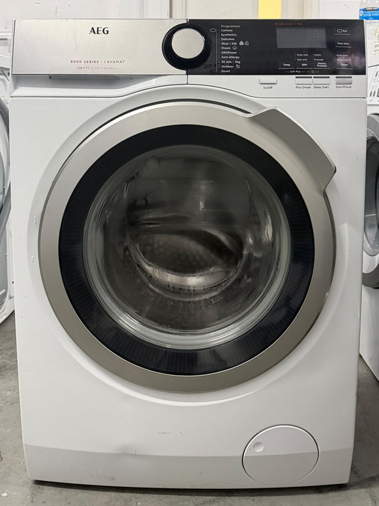 Refurbished AEG 8000 Series L8FEE965R 9kg 1600RPM ÖKOMix Washing Machine – White