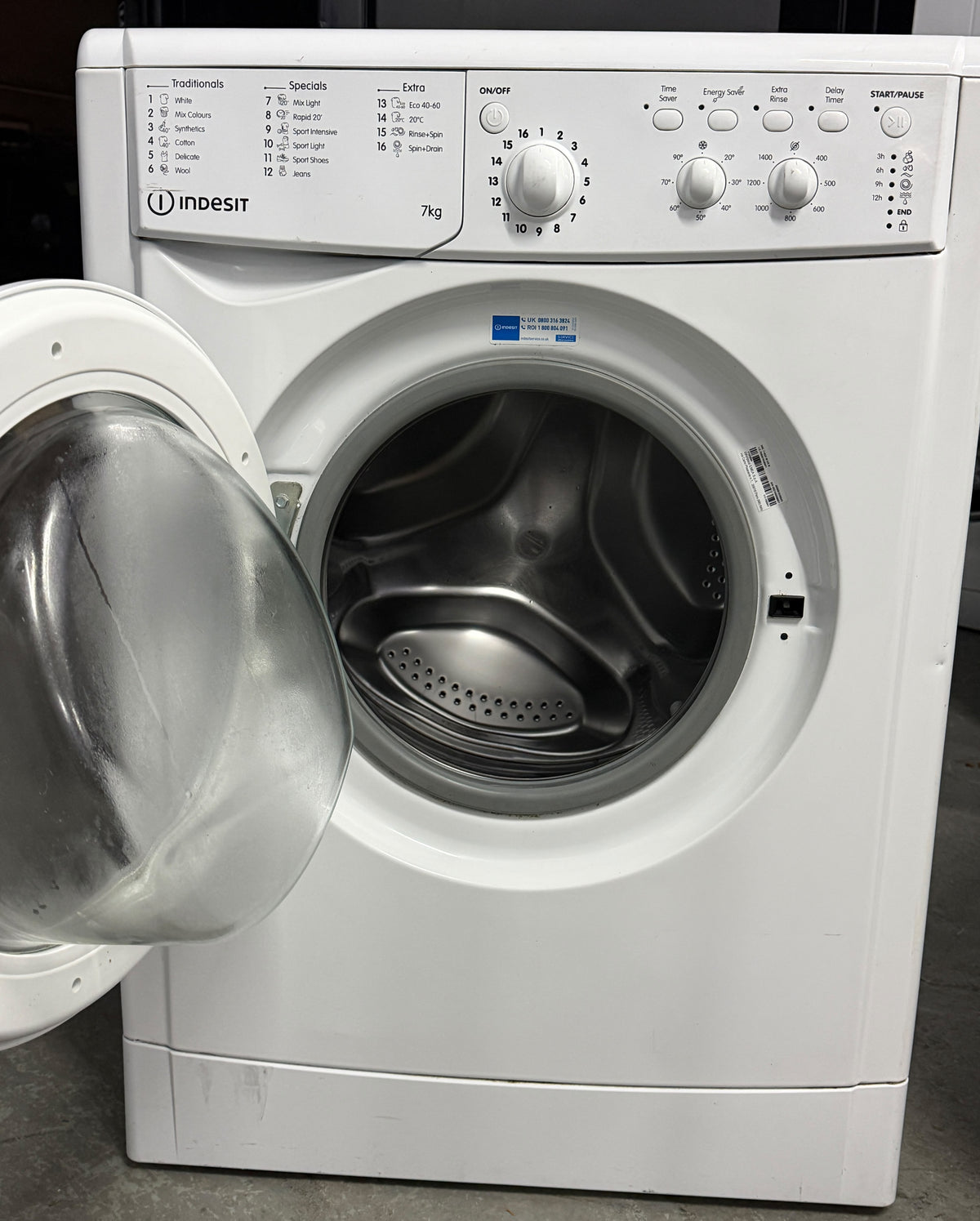 Refurbished Indesit IWC71453WUK 7kg 1400RPM Washing Machine – White