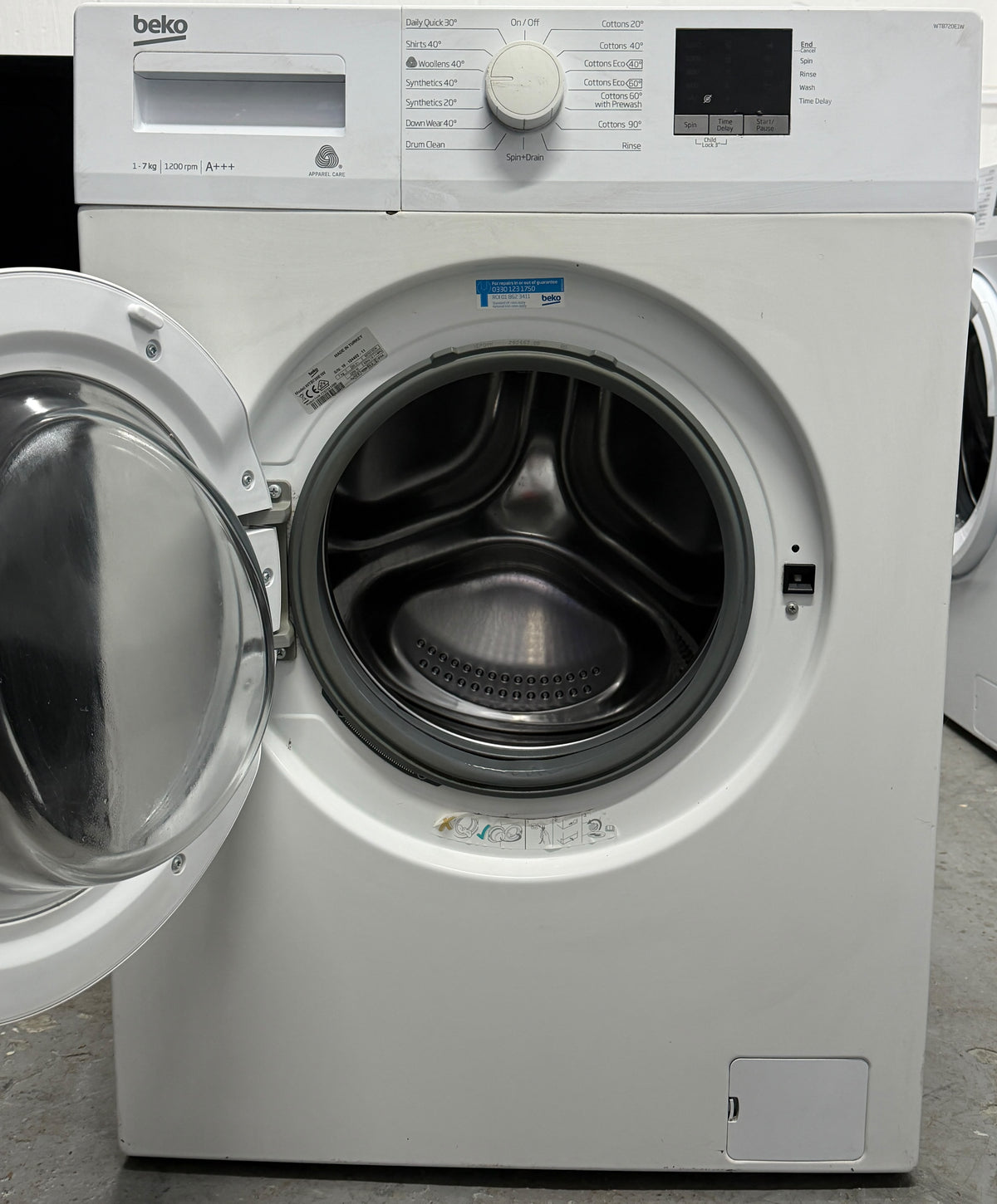 Refurbished Beko WTB720E1W 7kg 1200RPM Washing Machine – White