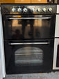 Rangemaster CLA60ECBL/C Classic 60cm Double Oven Electric Ceramic Cooker – Black/Chrome – Unused Grade A