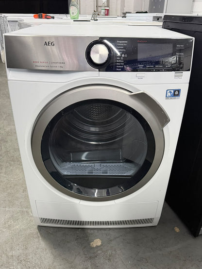 Refurbished AEG T8DEC946R 9kg Heat Pump Tumble Dryer - White