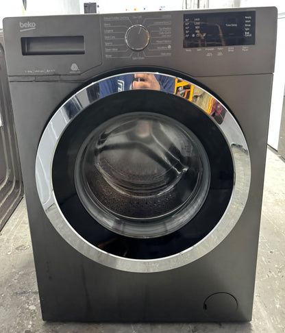 Refurbished Beko WY84244G 8kg 1400RPM Washing Machine - Graphite