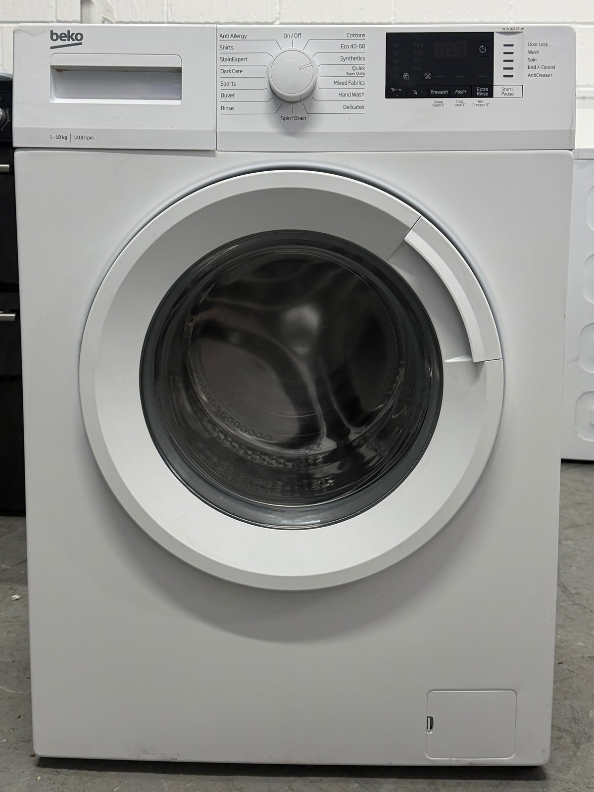 Refurbished Beko WTK104121W 10kg 1400RPM Washing Machine – White