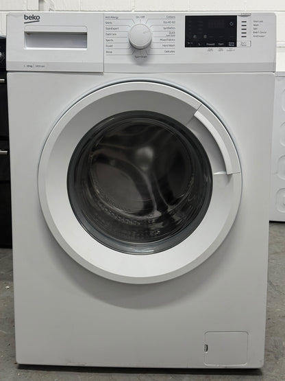 Refurbished Beko WTK104121W 10kg 1400RPM Washing Machine – White