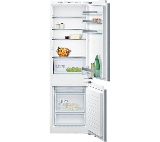 Refurbished BOSCH Serie 4 KIN86VF30G Integrated 60/40 Fridge Freezer