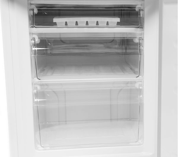 Refurbished ESSENTIALS C50BW16 60/40 Fridge Freezer - White
