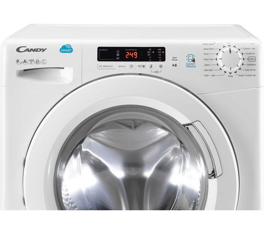 Refurbished Candy CVS1492D3/1-80 9kg 1400 Spin Washing Machine - White