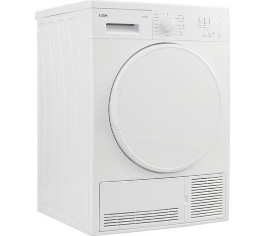 Refurbished Logik LCD7W18 7kg Condenser Tumble Dryer - White