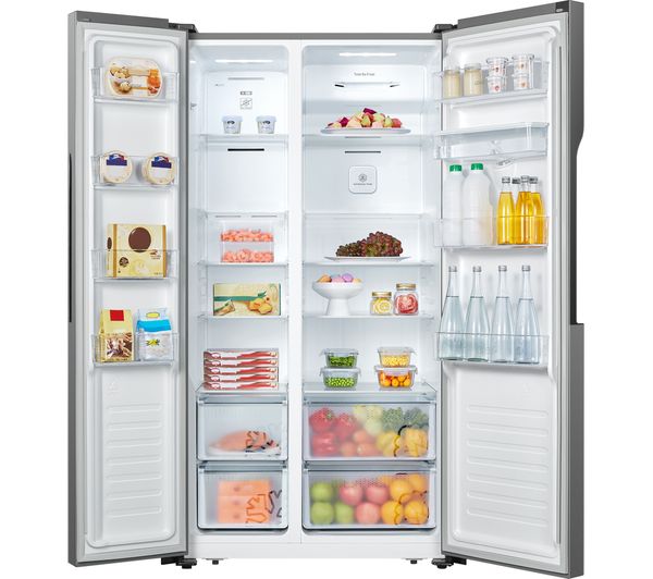 Refurbished LOGIK LSBSDX20 American-Style Fridge Freezer