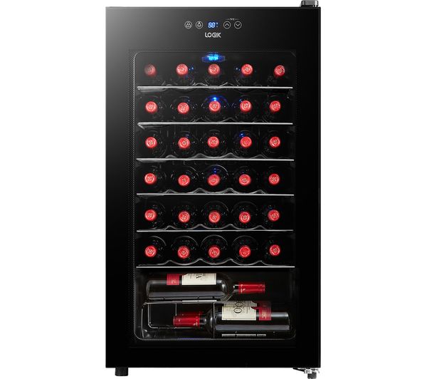 Refurbished LOGIK LWC34B20 Wine Cooler - Black