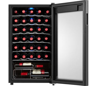 Refurbished LOGIK LWC34B20 Wine Cooler - Black
