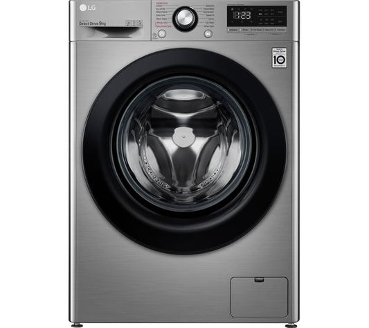 Refurbished LG F4V309SSE 9Kg 1400RPM Washing Machine – Graphite