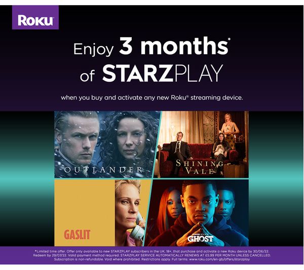 Refurbished TCL 32RS520K Roku 32" Smart HD Ready LED TV