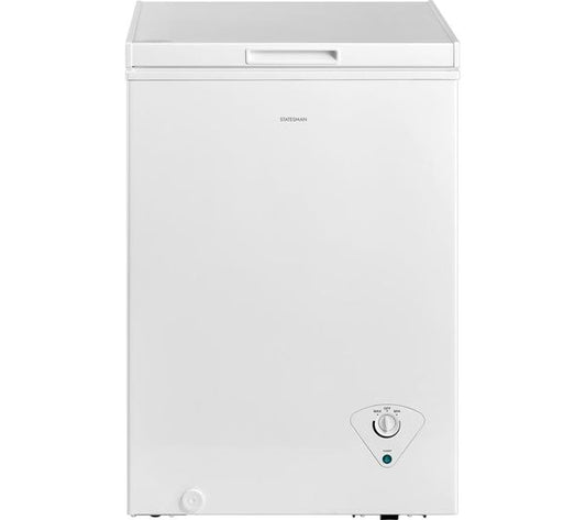 Refurbished Statesman CHF100 Chest Freezer - 100L Capacity - White
