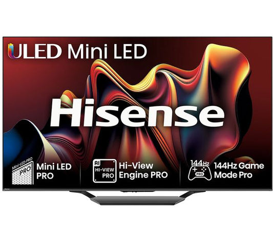 Hisense 55U7NQTUK 55" ULED 4K Smart TV - NEW - Grade A