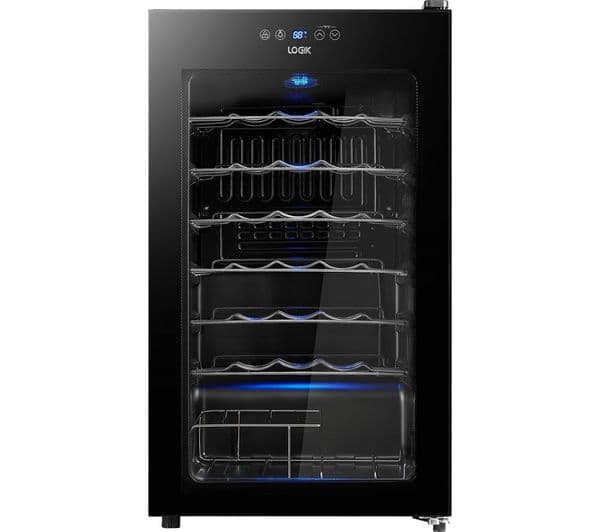 Refurbished LOGIK LWC34B20 Wine Cooler - Black