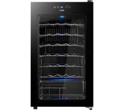 Refurbished LOGIK LWC34B20 Wine Cooler - Black